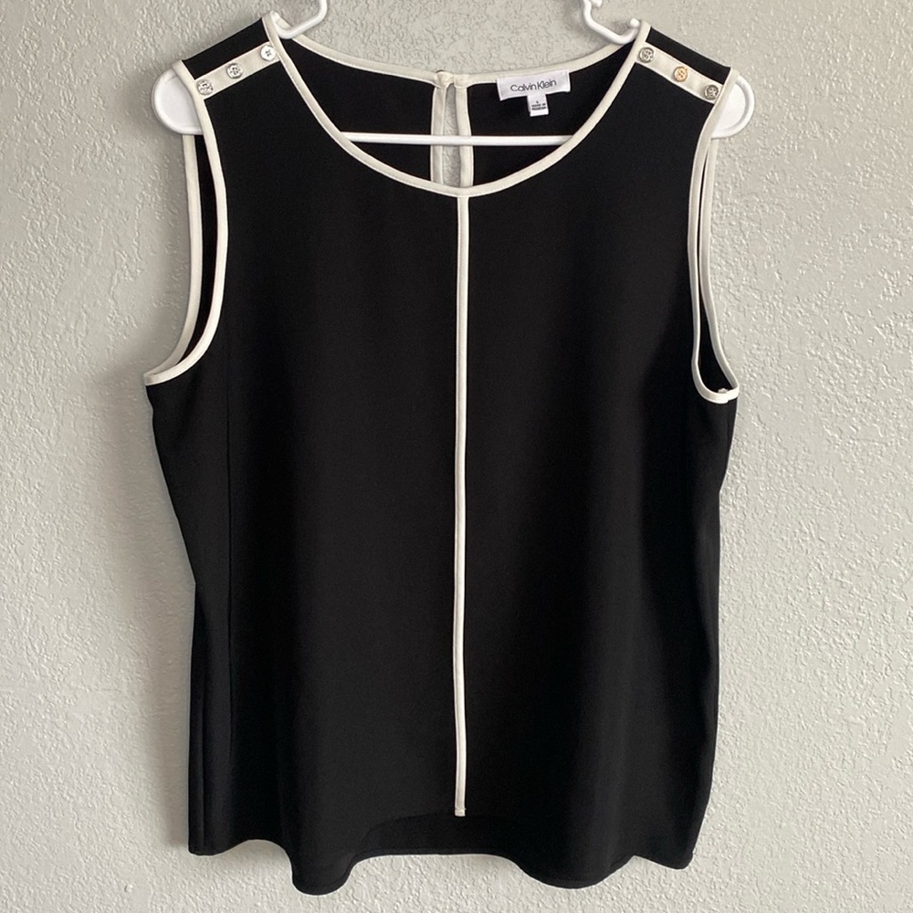 Calvin Klein sleeveless blouse
